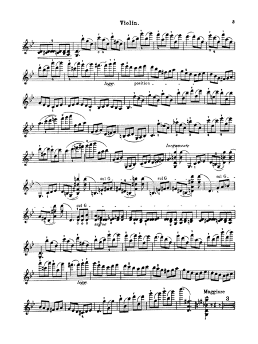 Wieniawski: Scherzo-Tarentelle, Op. 16 Violin scores gallery preview page 3