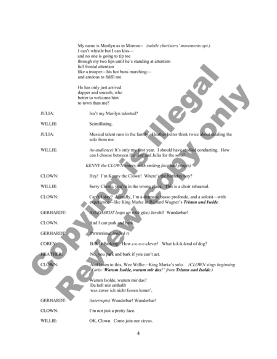 Choir Practice (Libretto) Choir scores gallery preview page 6