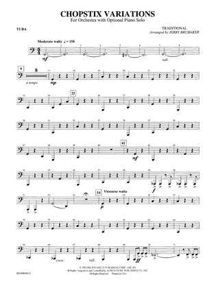 Chopstix Variations (with Opt. Piano Solo): Tuba