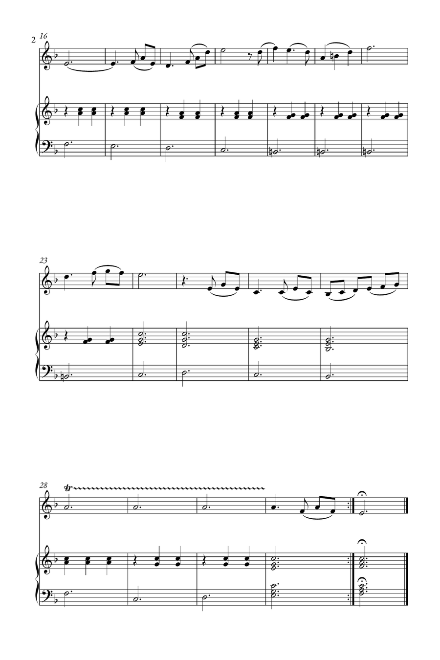 Married Life Violin Solo scores gallery preview page 2