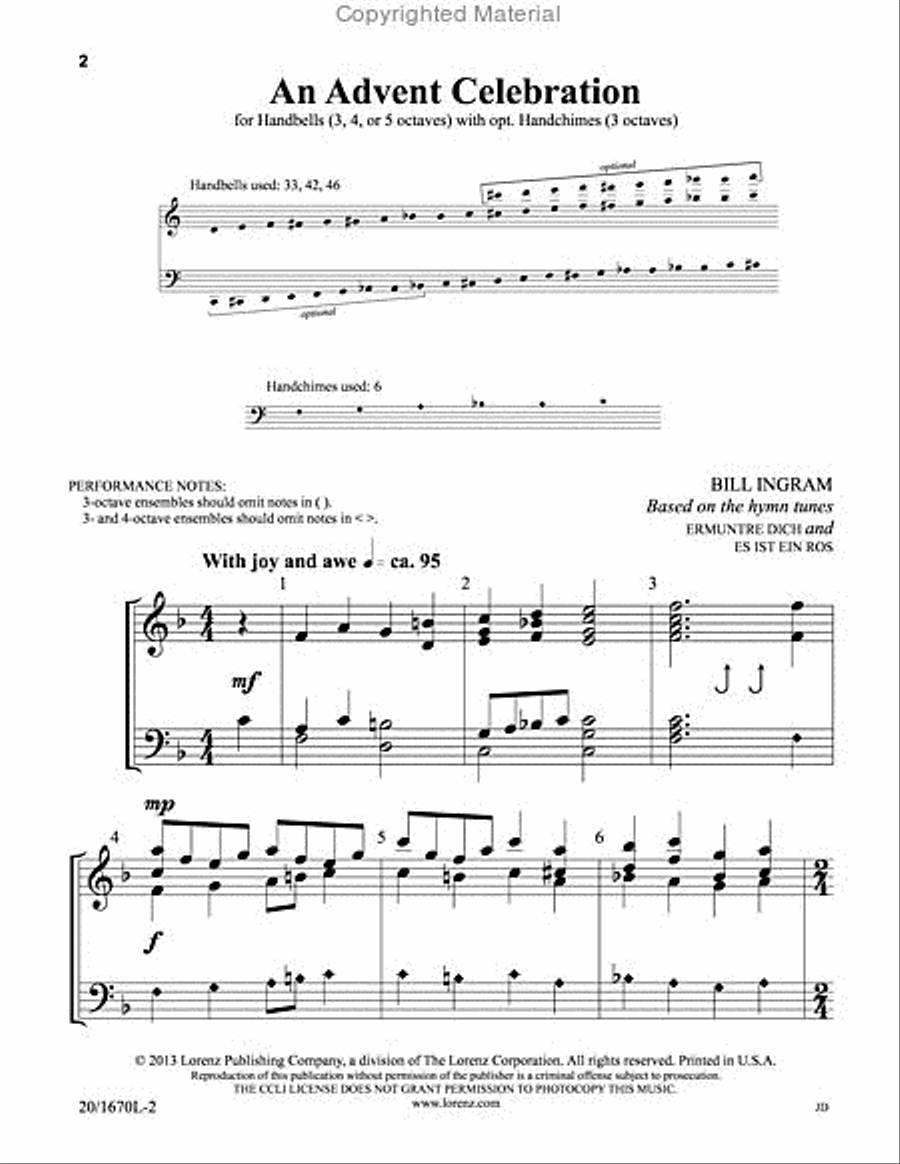 An Advent Celebration 5-Octaves scores gallery preview page 2