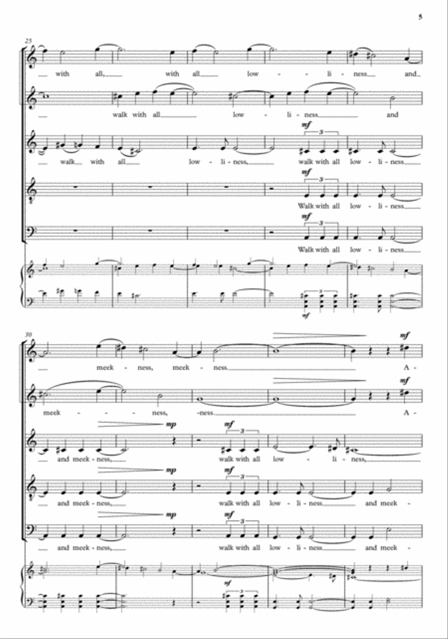 Love Incorruptible SSATB scores gallery preview page 5