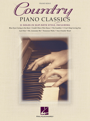 Book cover for Country Piano Classics