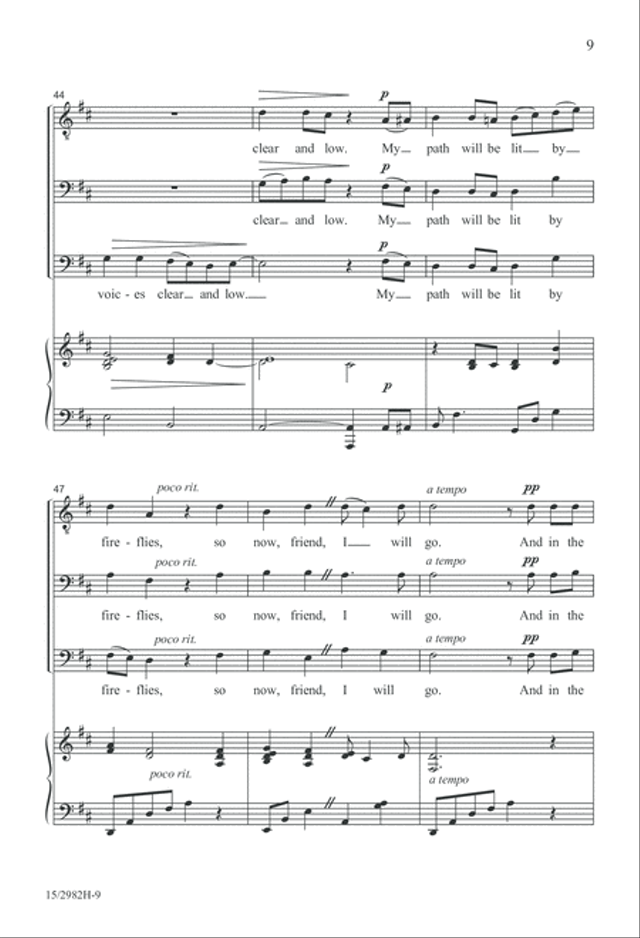 Come in from the Firefly Darkness 3-Part scores gallery preview page 9