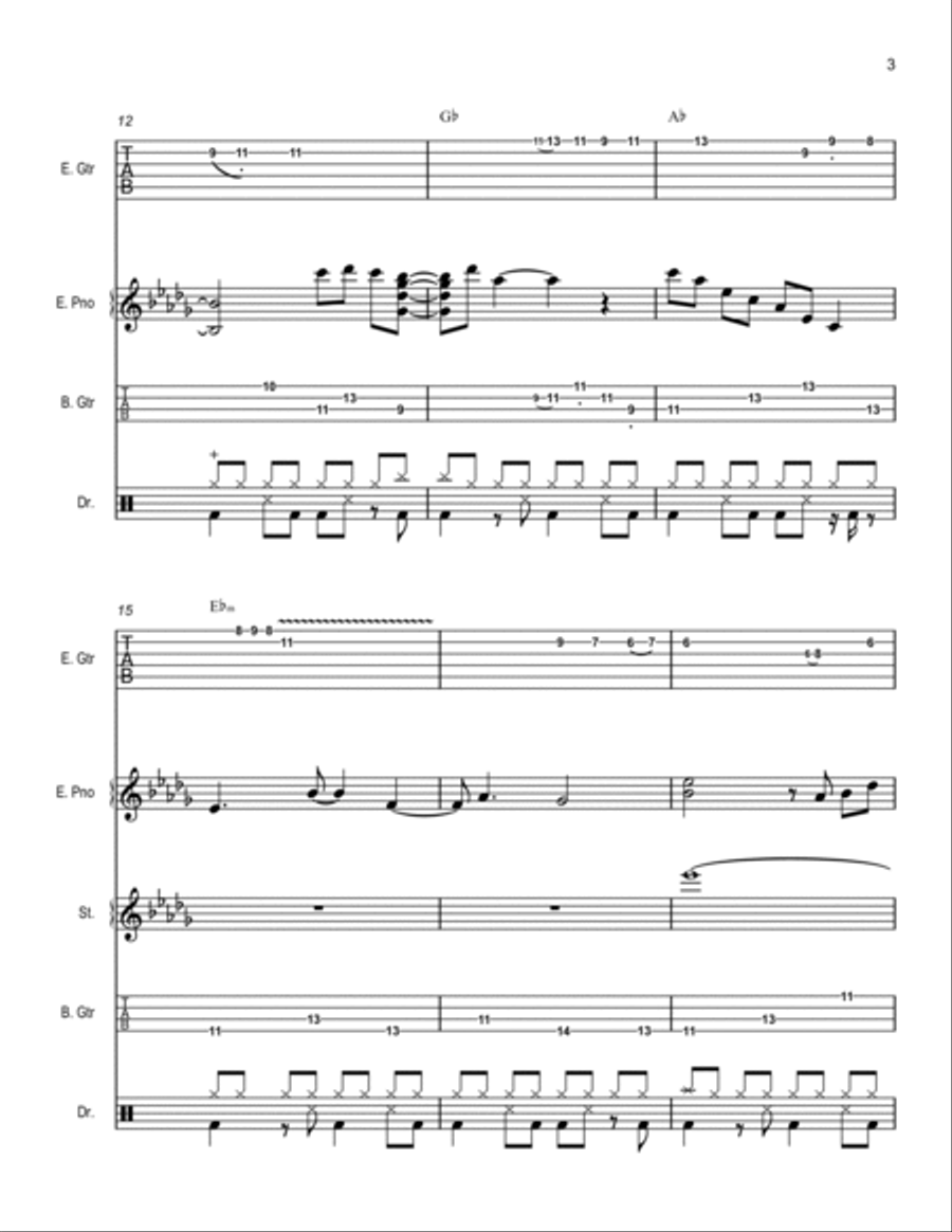 Dark Eye Tango Small Ensemble scores gallery preview page 3