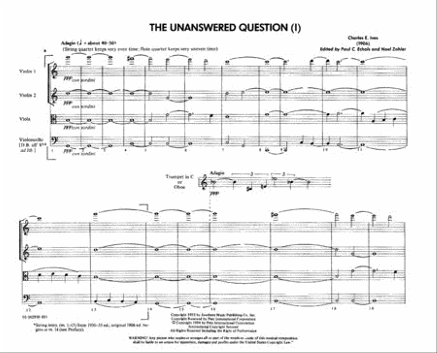 The Unanswered Question String Orchestra scores gallery preview page 2