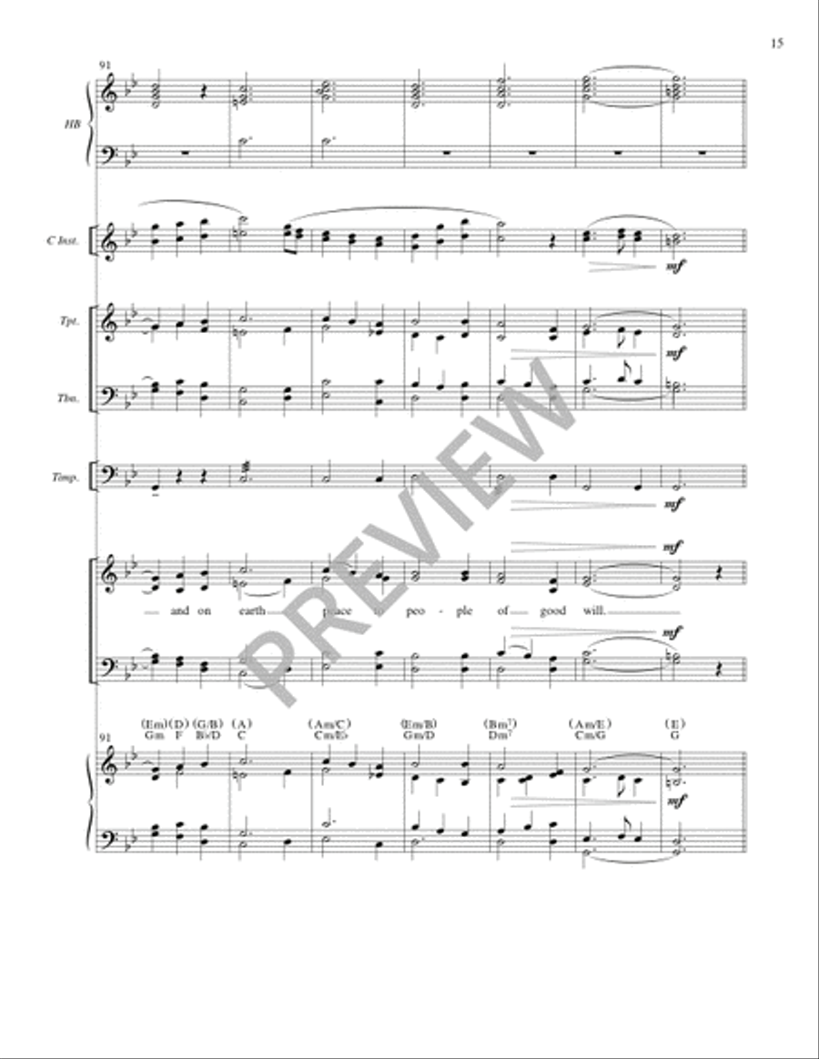 Mass of Creation (Full Score) 4-Part scores gallery preview page 16