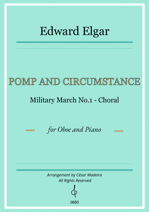 Book cover for Pomp and Circumstance No.1 - Oboe and Piano (Full Score and Parts)