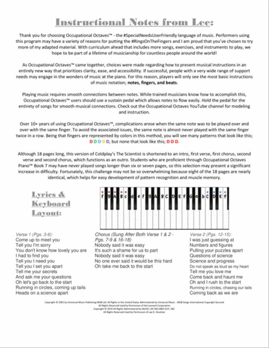 The Scientist Small Ensemble scores gallery preview page 2