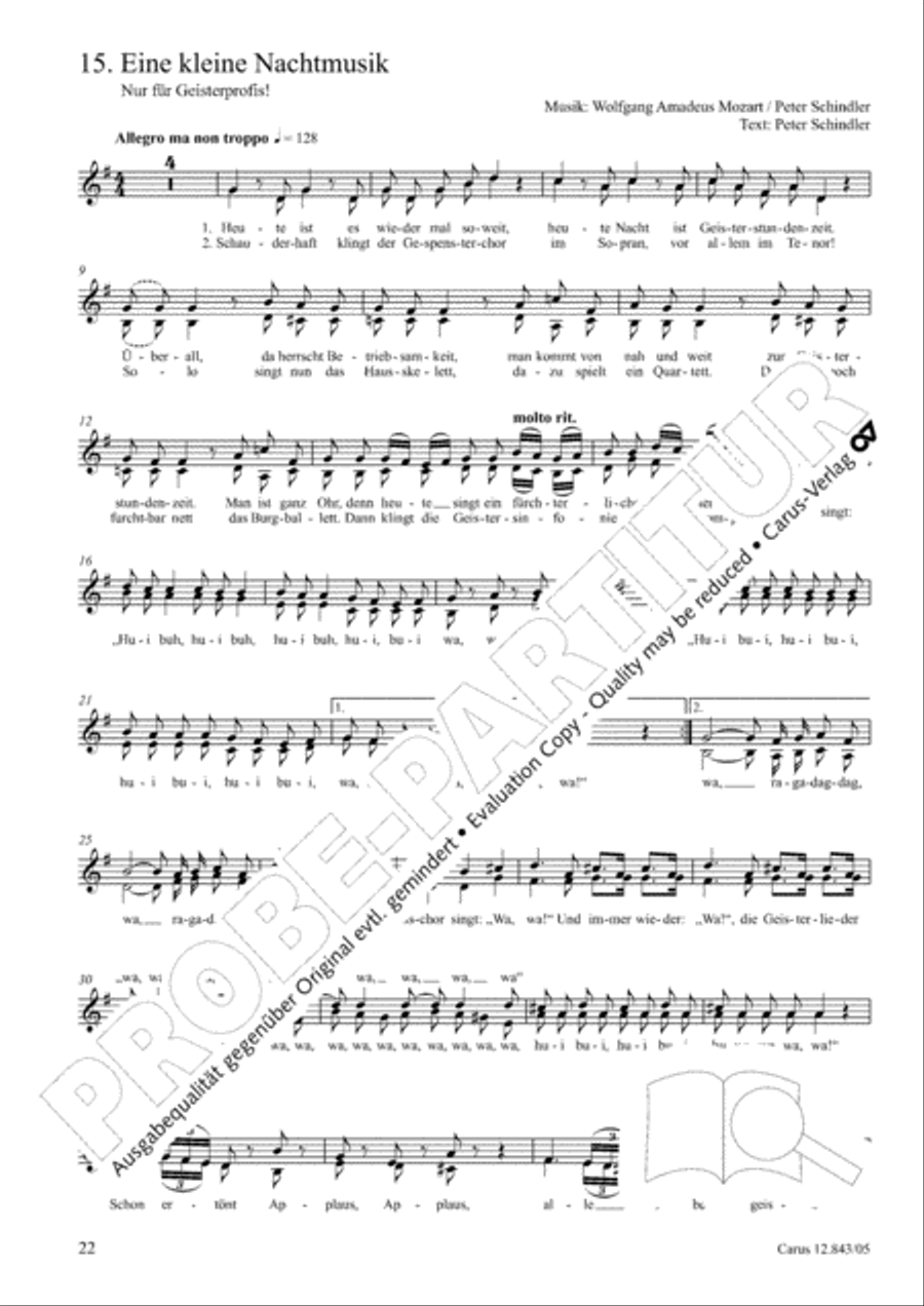 Gruselsongs, Band 1 Gruselsongs, Band 1 Choir scores gallery preview page 23