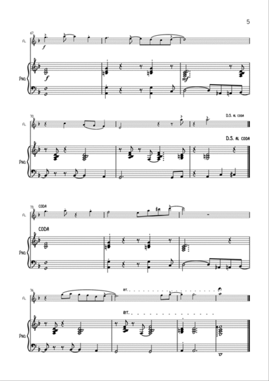 We Three Kings Flute Solo scores gallery preview page 5
