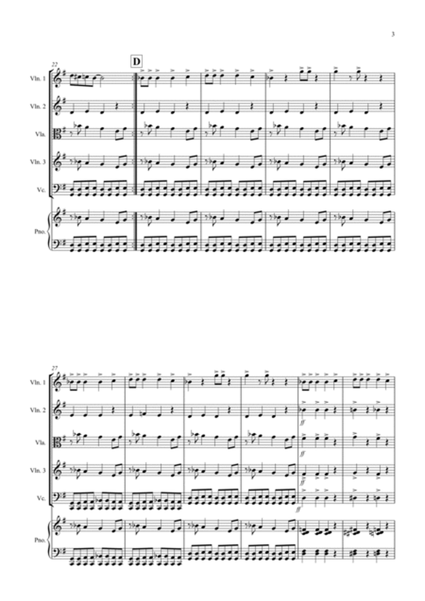 Burnie's Blues for String Quartet image number null