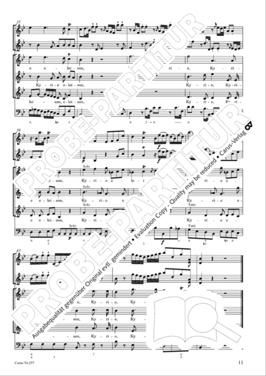 Missa Sancti Aloysii SSA scores gallery preview page 12