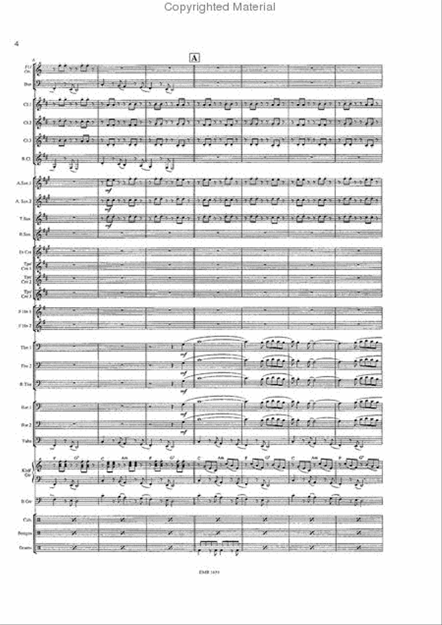 Perfidia Concert Band scores gallery preview page 4
