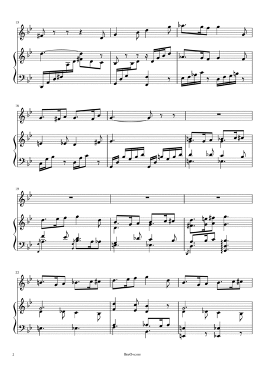 Sicilienne - faure Sicilienne - faure Large Ensemble scores gallery preview page 2
