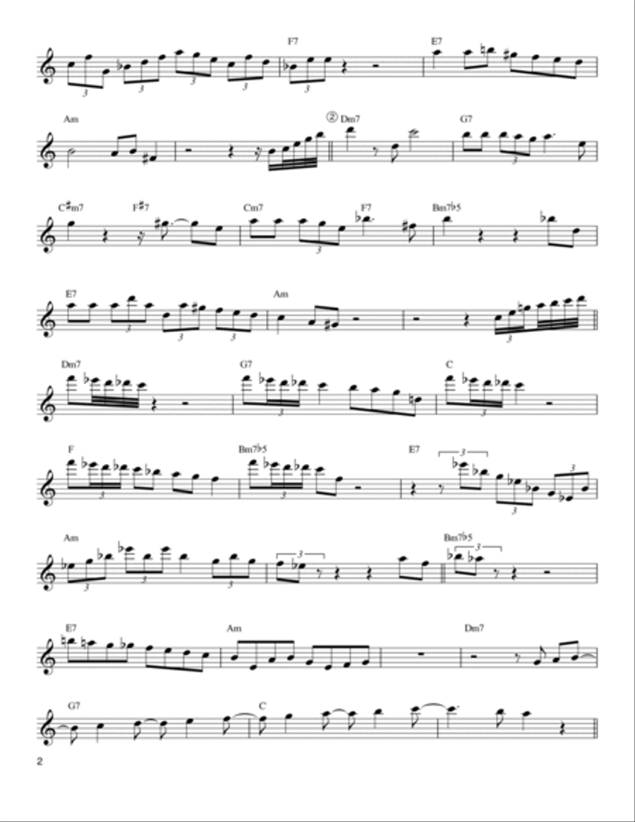 Autumn Leaves School and Community scores gallery preview page 2