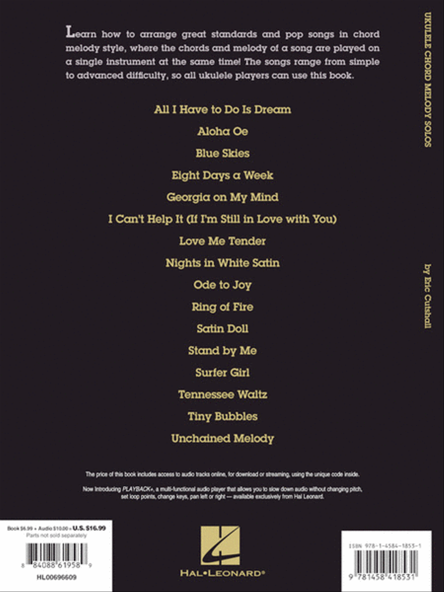 Ukulele Chord Melody Solos Guitar Tablature scores gallery preview page 6