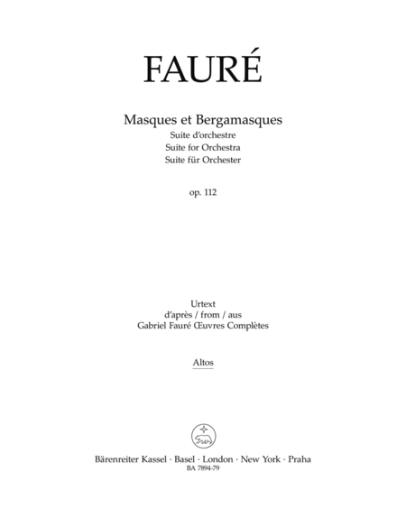 Masques et Bergamasques, op. 112 N 185b