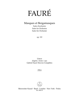 Masques et Bergamasques, op. 112 N 185b