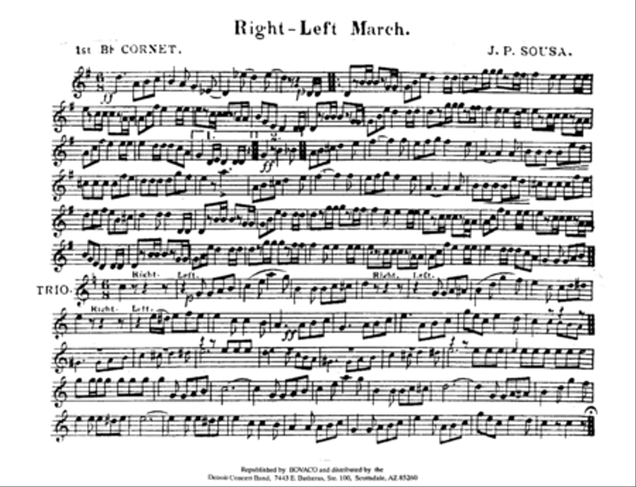 Right-Left Concert Band scores gallery preview page 2