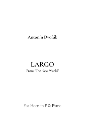 Book cover for Largo, From Symphony No. 9 "The New World"