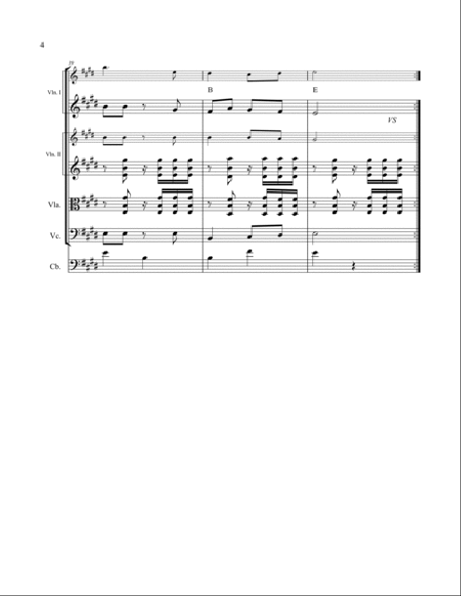 I'll Twine 'Mid the Ringlets for string orchestra String Orchestra scores gallery preview page 4