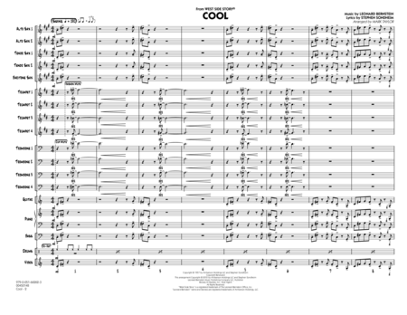 Cool (from West Side Story) - Full Score