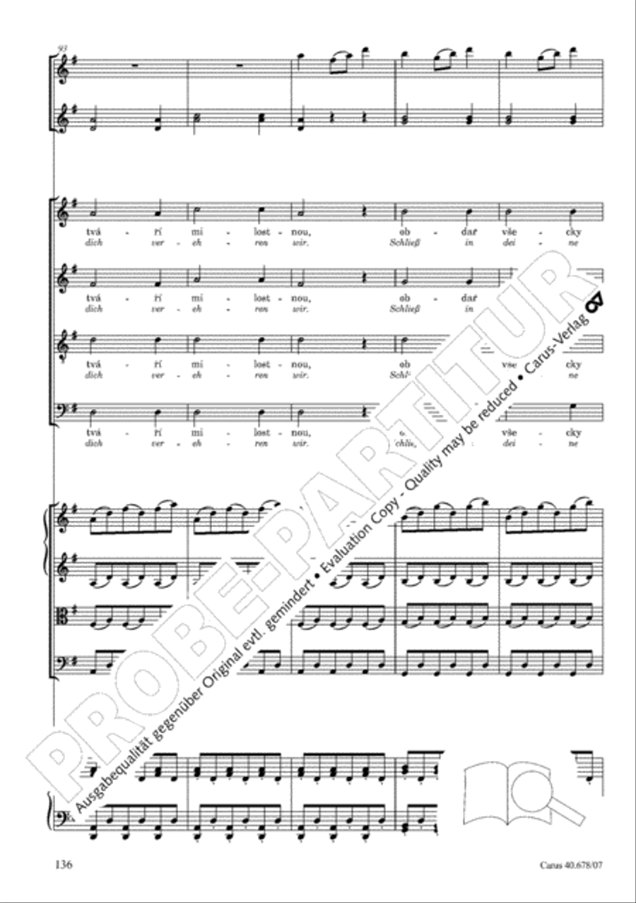 Missa pastoralis bohemica 4-Part scores gallery preview page 149