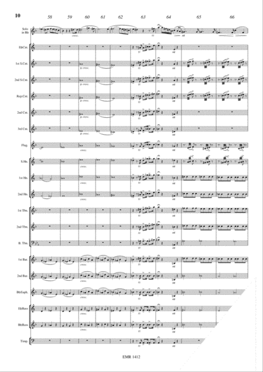 Romance Brass Band scores gallery preview page 10