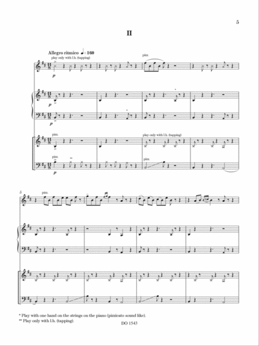 Lamento et Rock bulgare Piano Trio scores gallery preview page 5