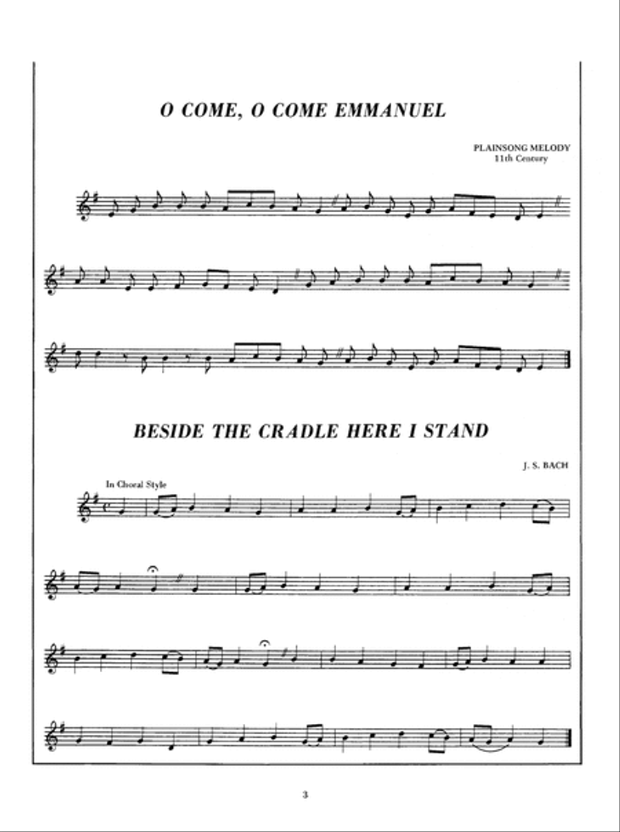 Christmas Carols for Recorder Recorder scores gallery preview page 9