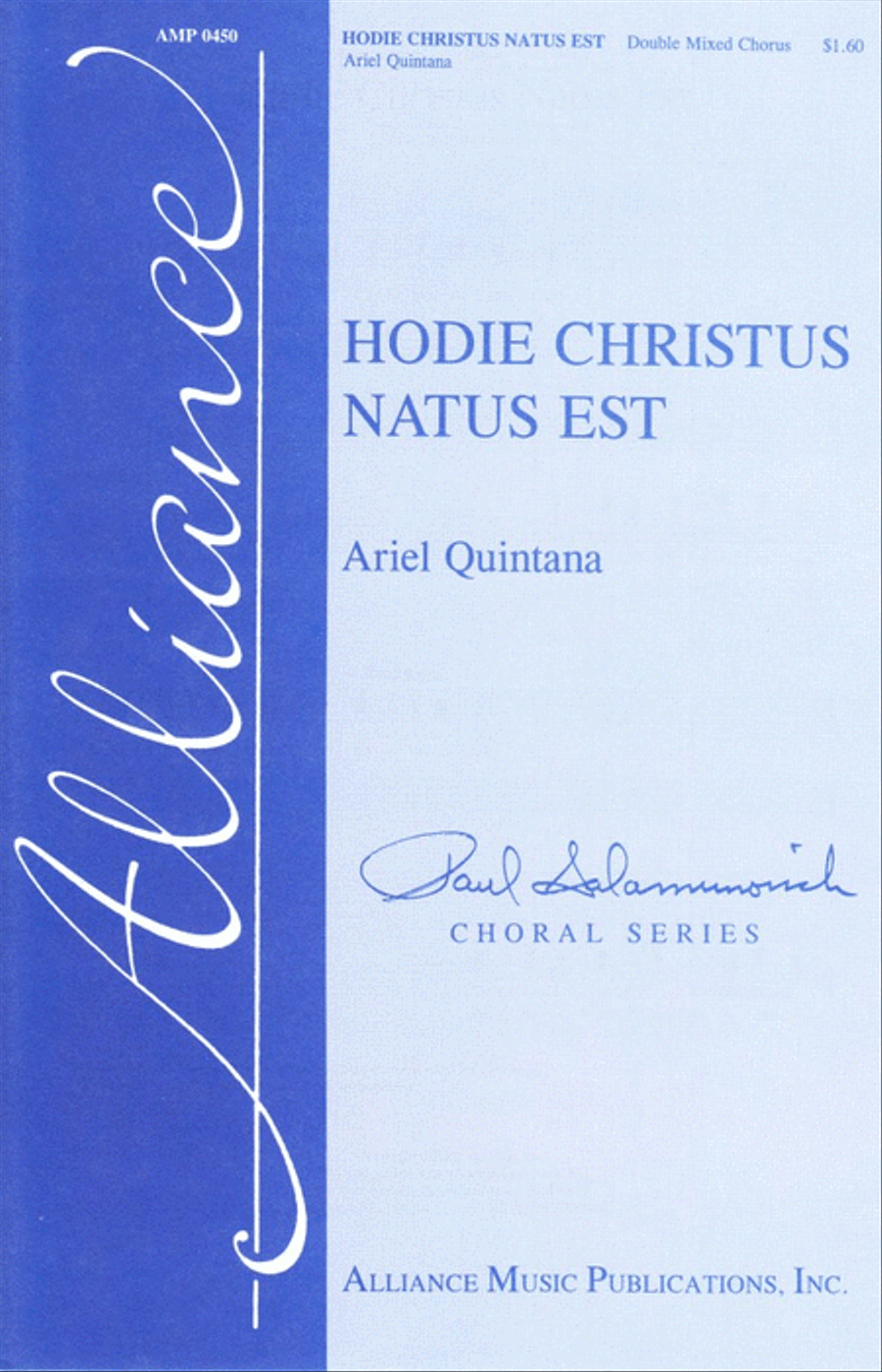 Hodie Christus Natus Est 4-Part scores gallery preview page 1