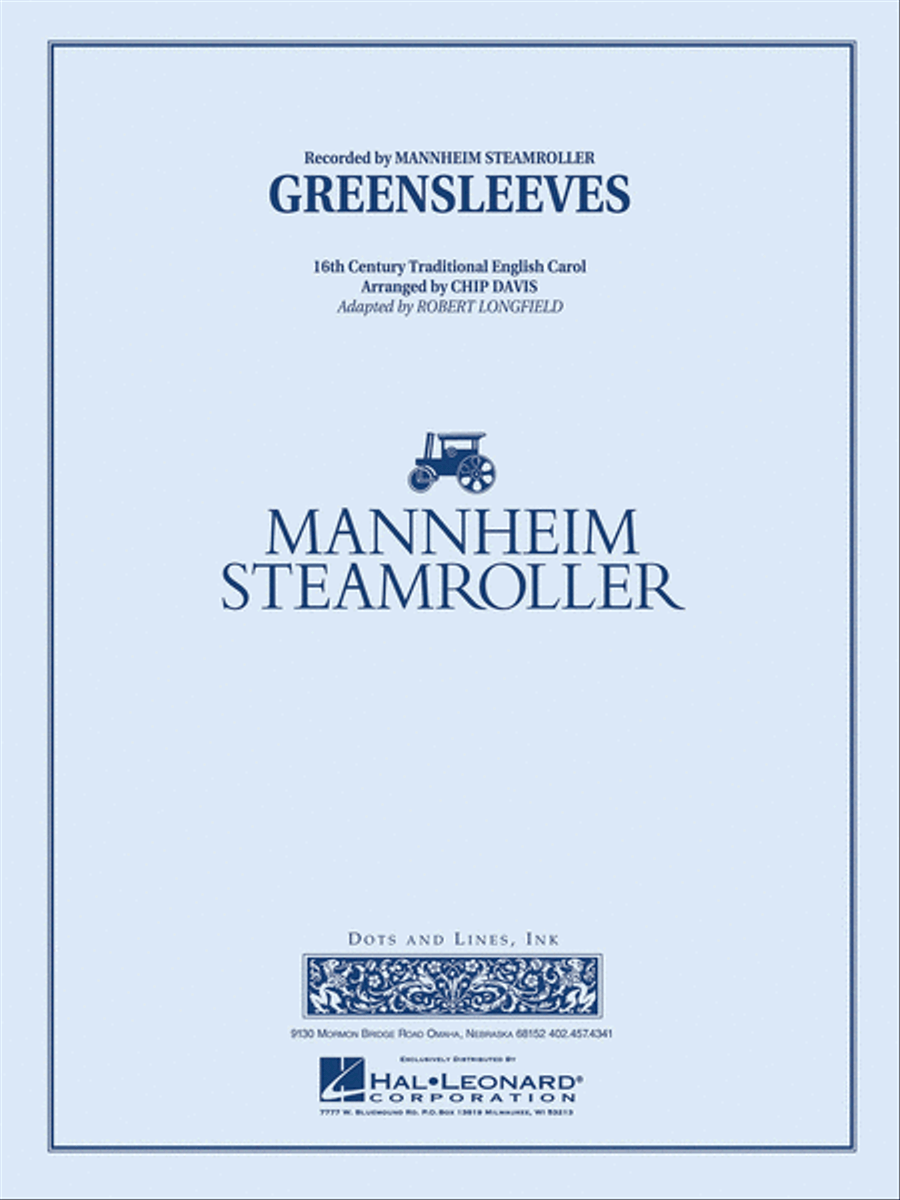 Greensleeves Concert Band scores gallery preview page 1