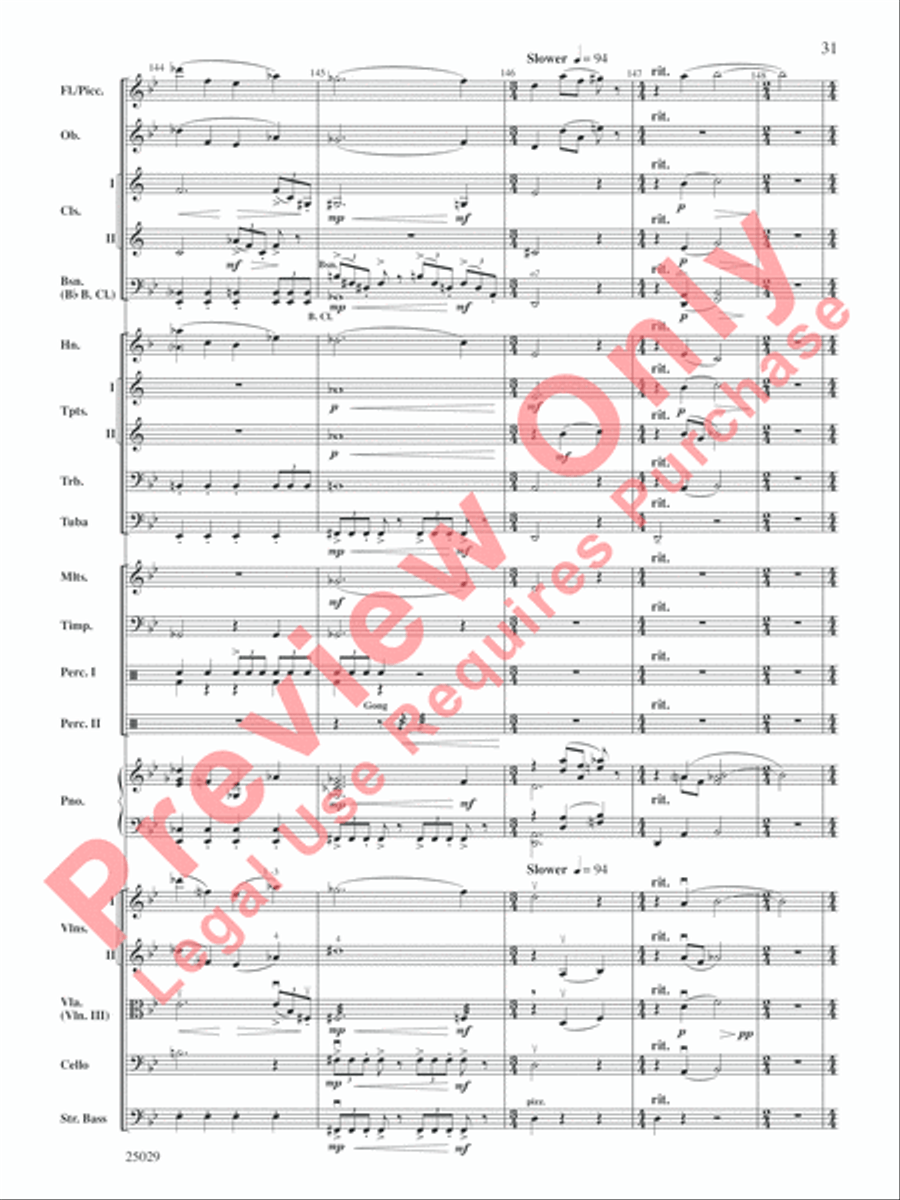 Charlie and the Chocolate Factory, Selections from the Original Movie Soundtrack Full Orchestra scores gallery preview page 32