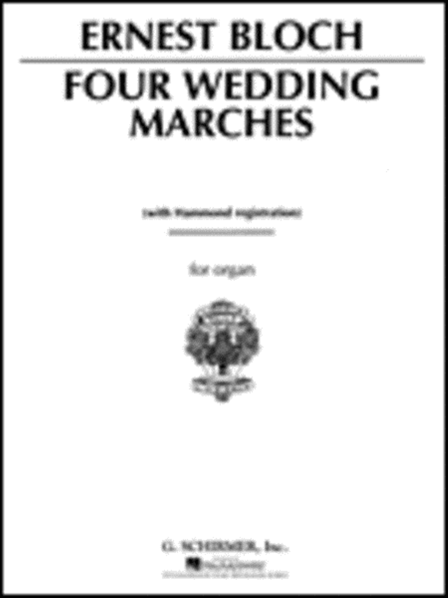 4 Wedding Marches Organ scores gallery preview page 1