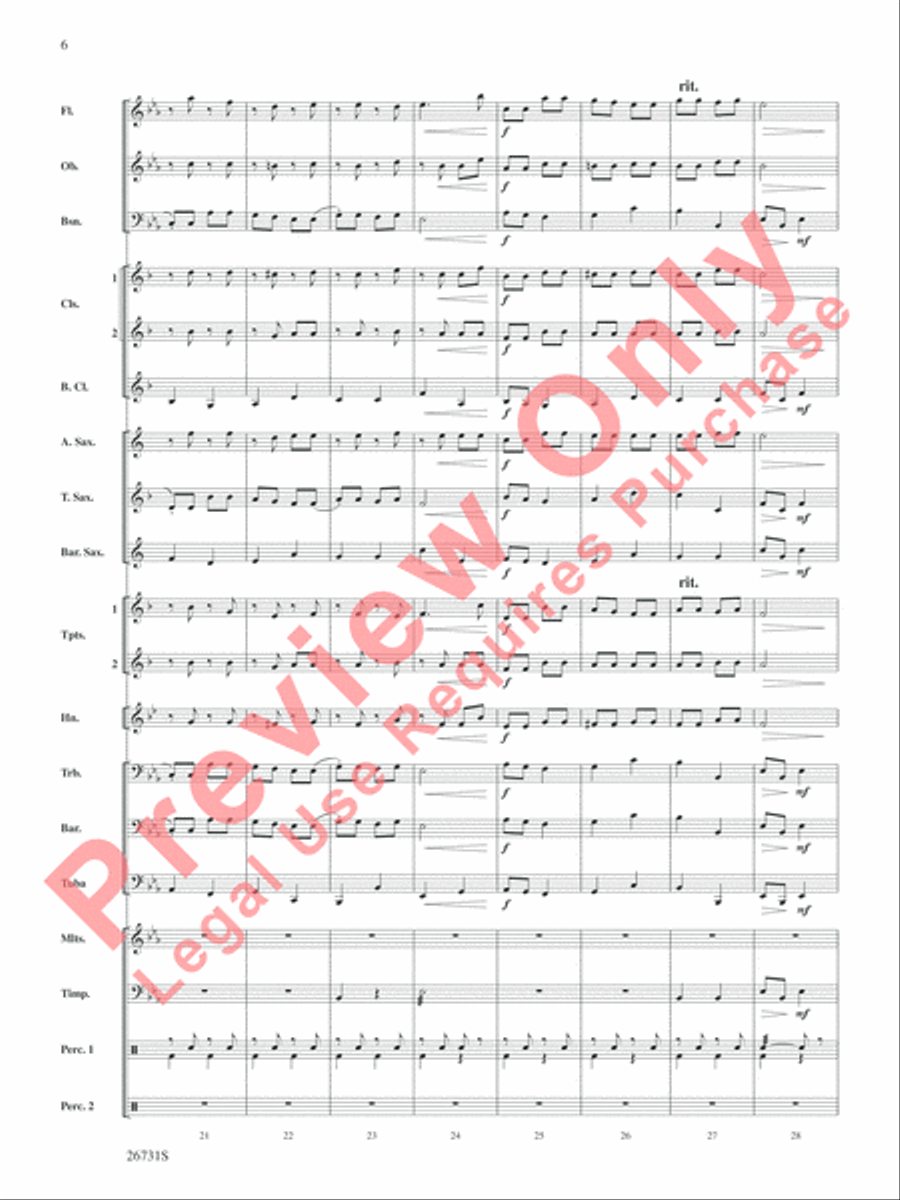 Christmastime in Russia Christmastime in Russia Concert Band scores gallery preview page 7