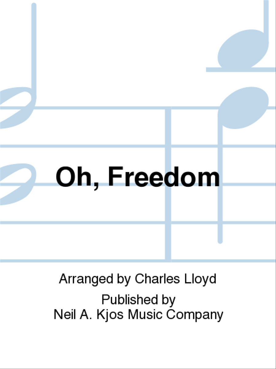 Oh, Freedom Oh, Freedom 4-Part scores gallery preview page 1