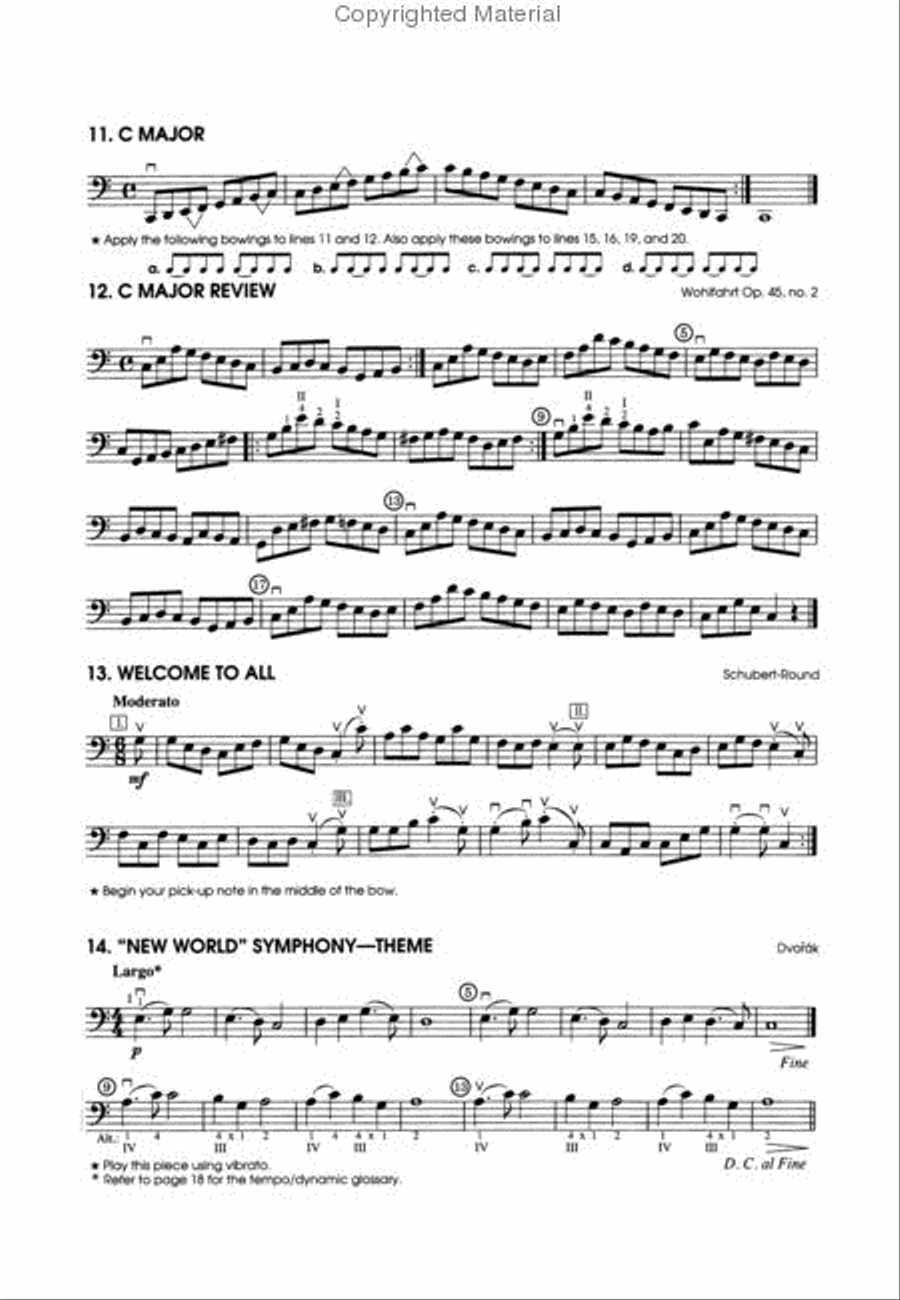 All For Strings Book 3 - Cello String Orchestra scores gallery preview page 3