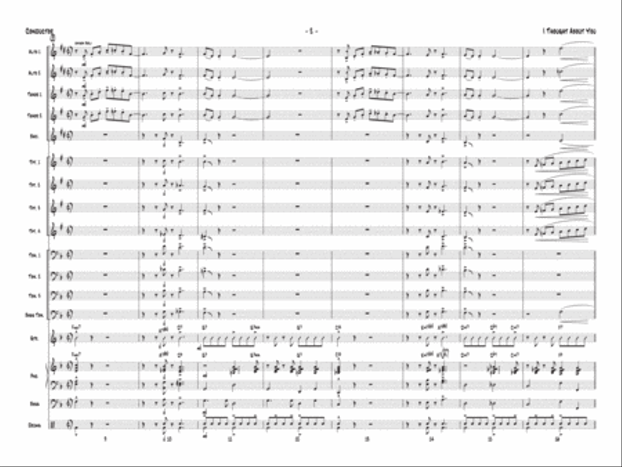 I Thought About You Jazz Ensemble scores gallery preview page 3