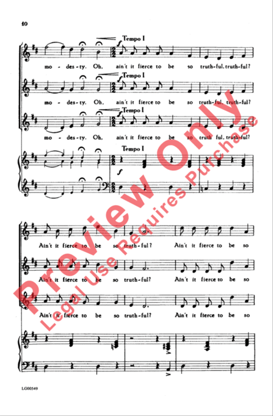 Beautiful Yet Truthful Beautiful Yet Truthful Women's Choir scores gallery preview page 10