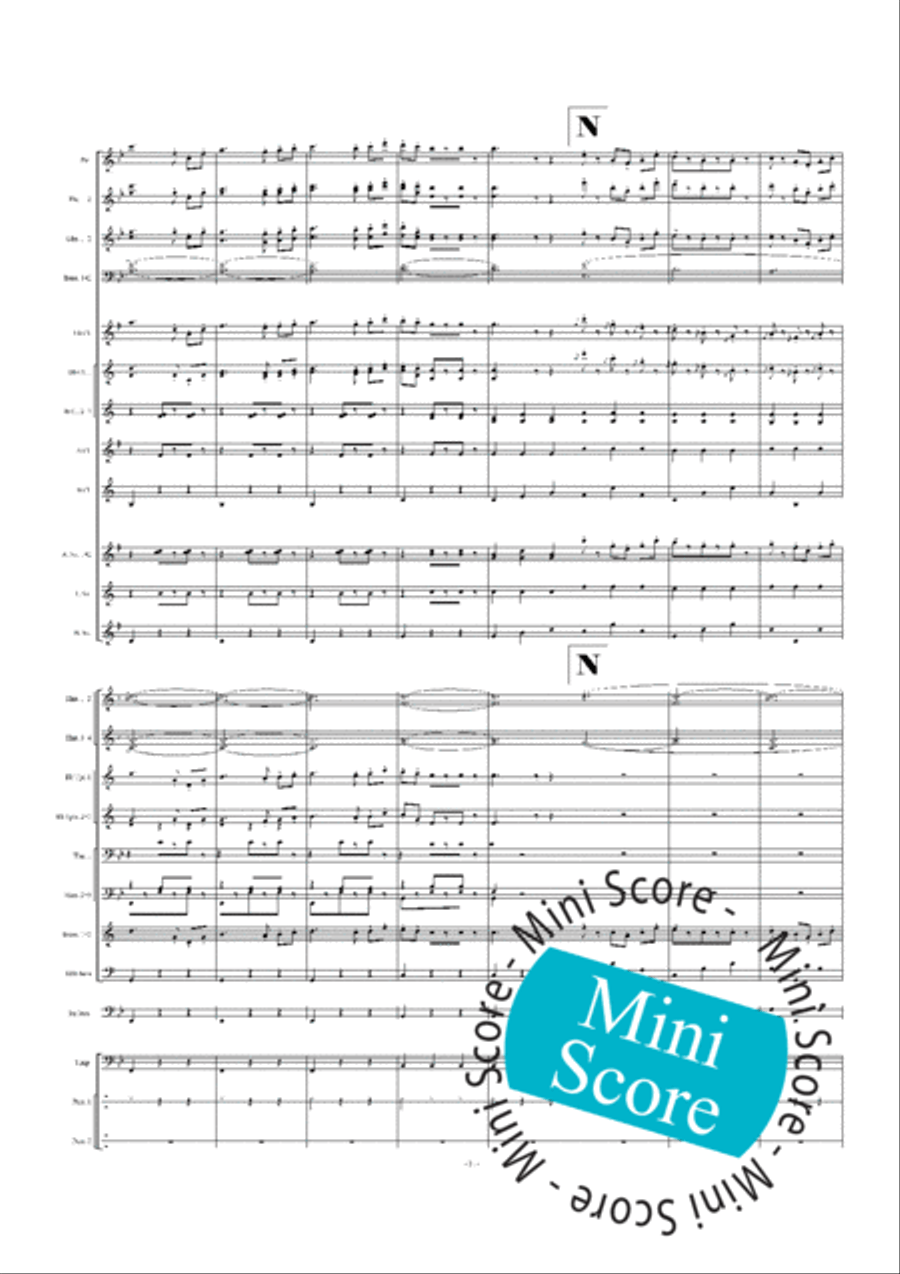 Overture La Poupee de Nuremberg Concert Band scores gallery preview page 27
