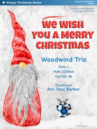 Book cover for We Wish You A Merry Christmas (Woodwind Trio)