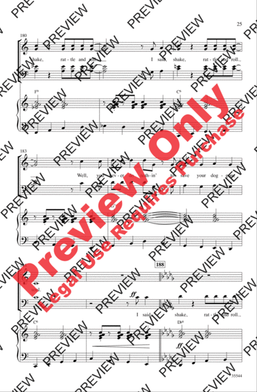 We Love the '50s We Love the '50s 4-Part scores gallery preview page 25
