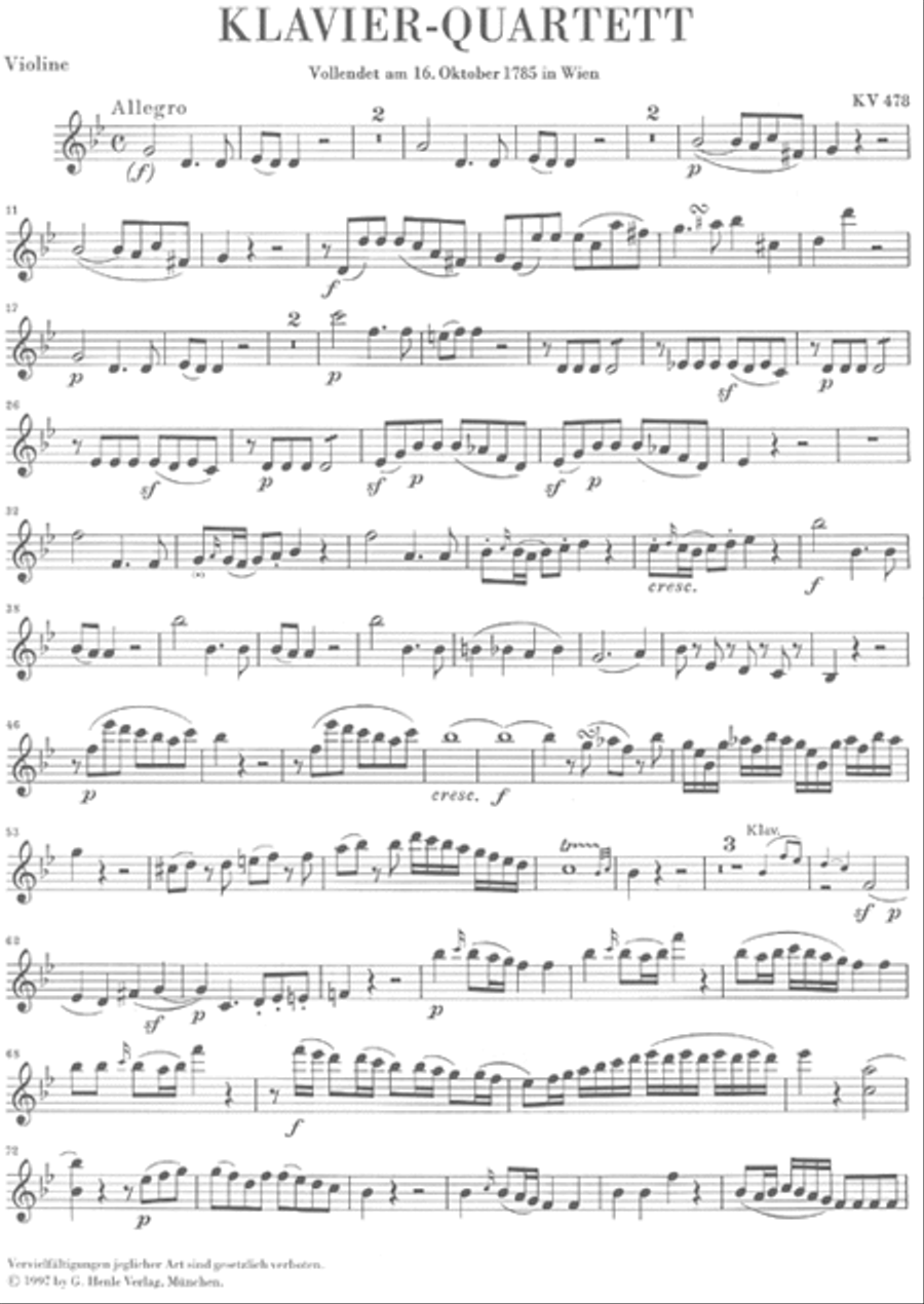 Piano Quartets Piano Quartet scores gallery preview page 3