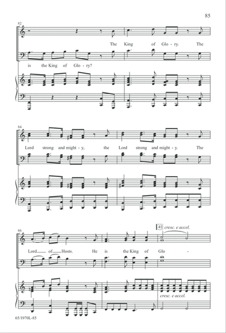 A Great and Mighty Wonder 4-Part scores gallery preview page 86