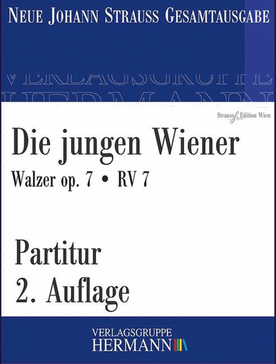 Die jungen Wiener op. 7 RV 7 Orchestra scores gallery preview page 1