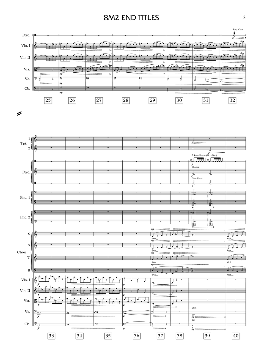 Enemy At The Gates (End Title Credits) - Score Only Full Orchestra scores gallery preview page 5