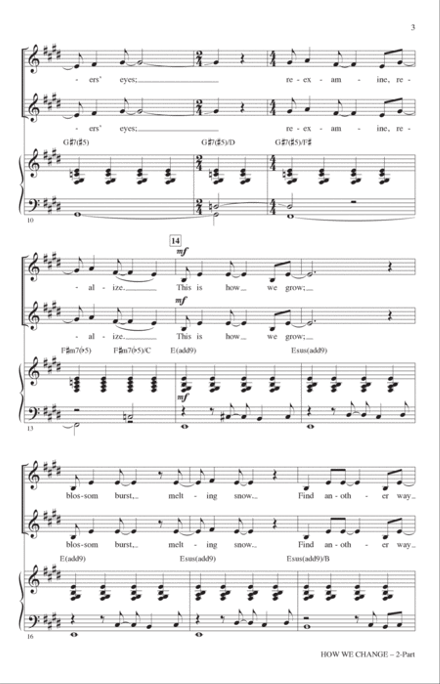 How We Change (Schmigadoon Finale) (from Schmigadoon!) (arr. Roger Emerson) 2-Part scores gallery preview page 2