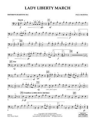 Lady Liberty March - Trombone/Baritone B.C.