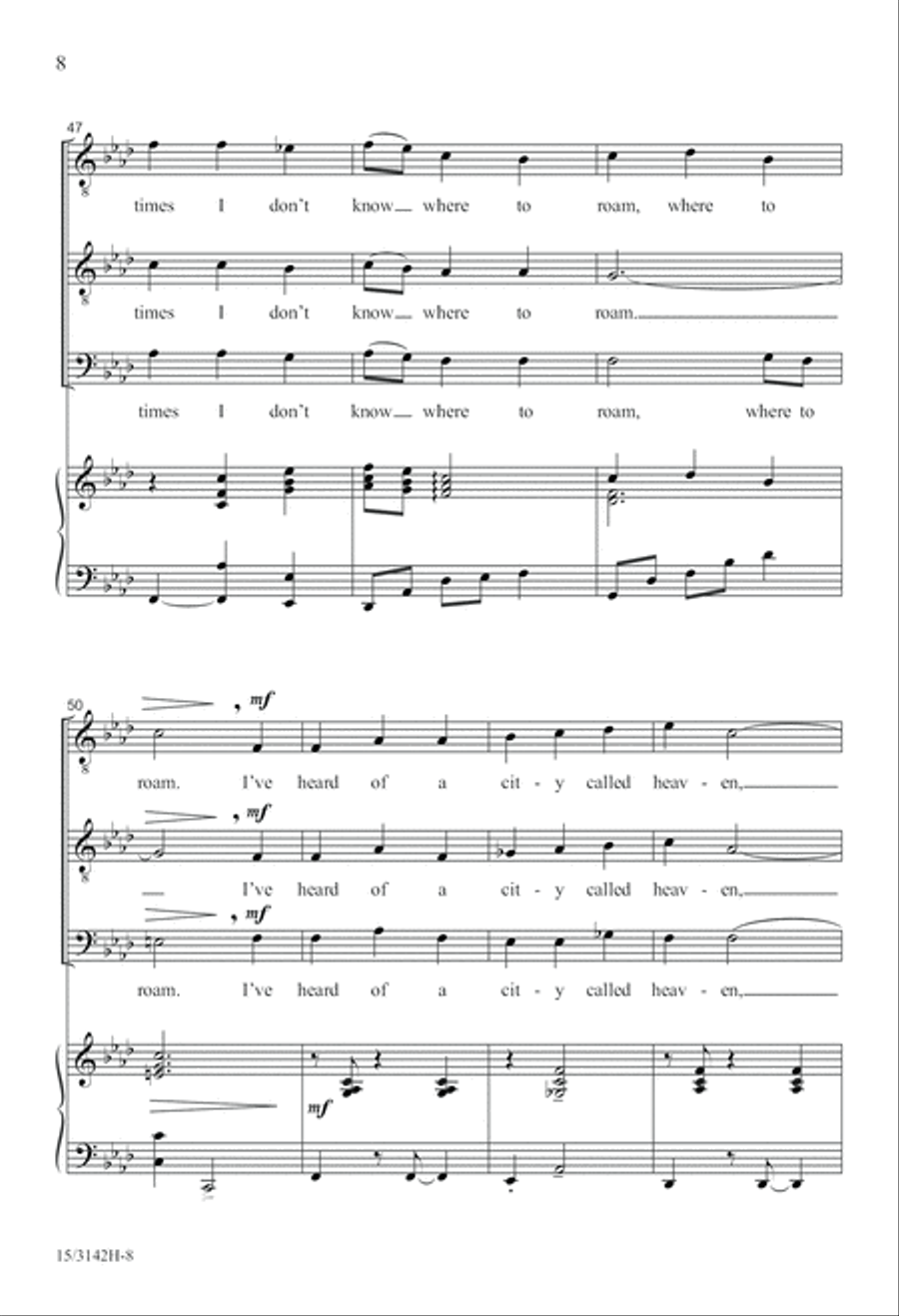 A City Called Heaven TTB scores gallery preview page 8